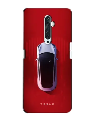 Чехол для OPPO Reno 2Z с картинкой «Tesla Top View»