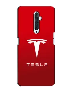 Чохол для OPPO Reno 2Z з картинкою «Tesla Red Classic»