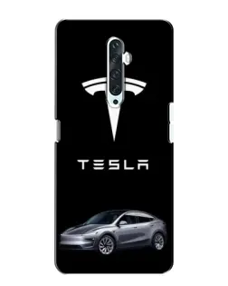 Чехол для OPPO Reno 2Z с картинкой «Tesla Model Y»