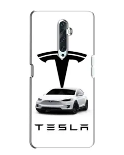 Чехол для OPPO Reno 2Z с картинкой «Tesla White Style»