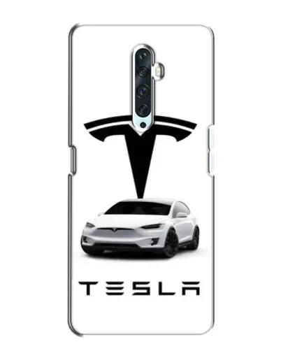 Чехол для OPPO Reno 2Z с картинкой «Tesla White Style»
