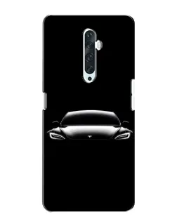 Чехол для OPPO Reno 2Z с картинкой «Фары Tesla Night»