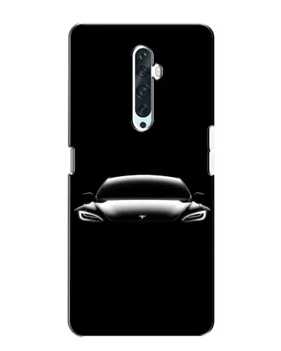 Чехол для OPPO Reno 2Z с картинкой «Фары Tesla Night»