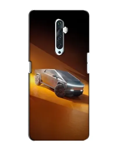 Чехол для OPPO Reno 2Z с картинкой «Cybertruck в пустыне»