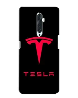 Чехол для OPPO Reno 2Z с картинкой «Tesla Red Logo»