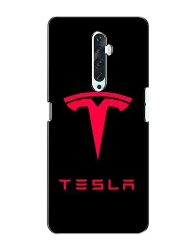 Чехол для OPPO Reno 2Z с картинкой «Tesla Red Logo»