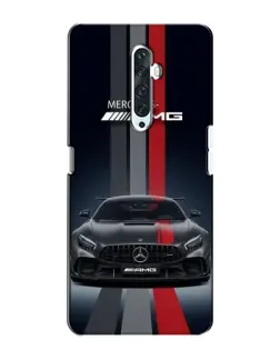 Чехол для OPPO Reno 2Z с картинкой «Mercedes — белый карбон»