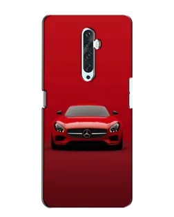 Чехол для OPPO Reno 2Z с картинкой «Красный Mercedes AMG»