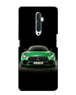 Чехол для OPPO Reno 2Z с картинкой «Mercedes — неоновый лого»