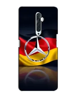 Чехол для OPPO Reno 2Z с картинкой «Mercedes — флаг Германии»