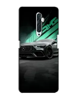 Чехол для OPPO Reno 2Z с картинкой «Темный Mercedes AMG»