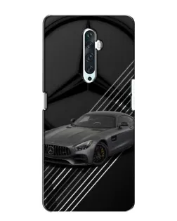 Чехол для OPPO Reno 2Z с картинкой «Mercedes AMG — графика»