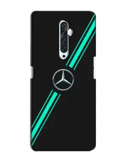 Чехол для OPPO Reno 2Z с картинкой «Спортивные линии Mercedes» Чехол для OPPO Reno 2Z с картинкой «Спортивные линии Mercedes»