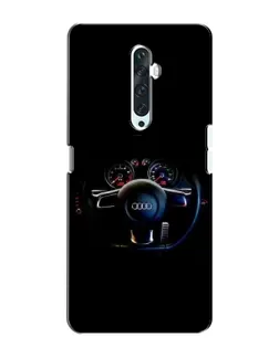 Чехол для OPPO Reno 2Z с картинкой «Салон Audi — руль»