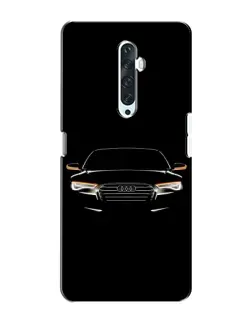 Чехол для OPPO Reno 2Z с картинкой «Audi — ночной контур»