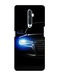 Чехол для OPPO Reno 2Z с картинкой «Неоновый взгляд Audi»