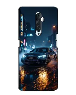 Чехол для OPPO Reno 2Z с картинкой «Ночной город и Audi»