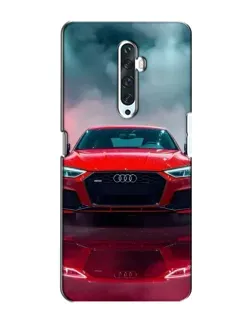Чехол для OPPO Reno 2Z с картинкой «Audi RS — красный стиль»