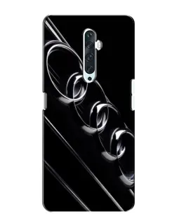 Чехол для OPPO Reno 2Z с картинкой «Audi — абстрактные кольца»