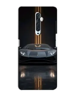 Чохол для OPPO Reno 2Z з картинкою «Lamborghini золоті лінії»