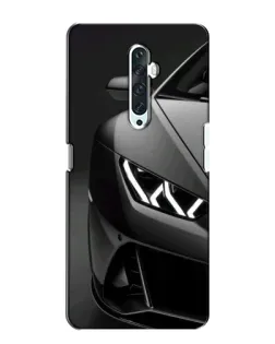 Чехол для OPPO Reno 2Z с картинкой «Lamborghini фары детализация»