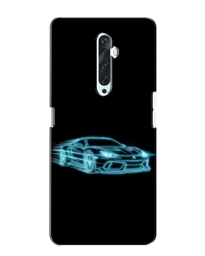Чехол для OPPO Reno 2Z с картинкой «Неоновый контур Lamborghini» Чехол для OPPO Reno 2Z с картинкой «Неоновый контур Lamborghini»