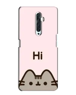 Чехол для OPPO Reno 2Z с картинкой «Пушин говорит Hi» Чехол для OPPO Reno 2Z с картинкой «Пушин говорит Hi»