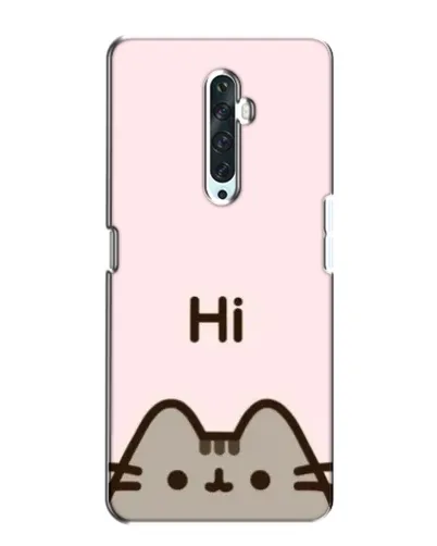 Чехол для OPPO Reno 2Z с картинкой «Пушин говорит Hi»