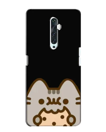 Чехол для OPPO Reno 2Z с картинкой «Пушин на черном»