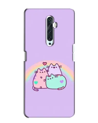 Чехол для OPPO Reno 2Z с картинкой «Радужные Пушины»