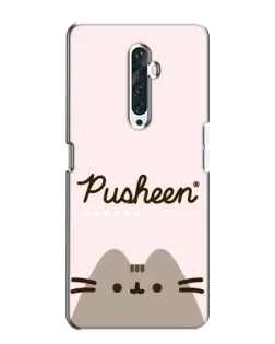 Чехол для OPPO Reno 2Z с картинкой «Pusheen логотип» Чехол для OPPO Reno 2Z с картинкой «Pusheen логотип»