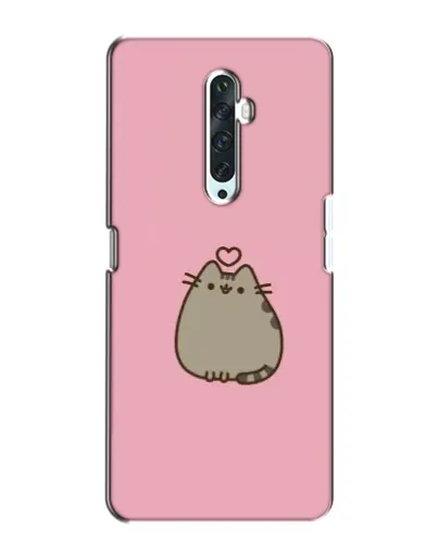 Чехол для OPPO Reno 2Z с картинкой «Pusheen сердце»