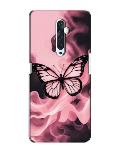 Чехол для OPPO Reno 2Z с картинкой «Бабочка в дыму»