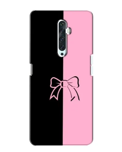 Чехол для OPPO Reno 2Z с картинкой «Половинки банта»