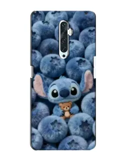 Чехол для OPPO Reno 2Z с картинкой «Стич и голубика» Чехол для OPPO Reno 2Z с картинкой «Стич и голубика»