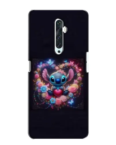 Чехол для OPPO Reno 2Z с картинкой «Stitch в цветах» Чехол для OPPO Reno 2Z с картинкой «Stitch в цветах»
