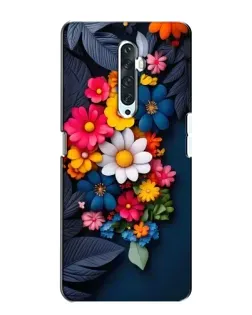 Чехол для OPPO Reno 2Z с картинкой «Цветочная феерия»
