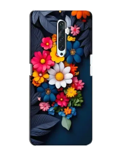 Чехол для OPPO Reno 2Z с картинкой «Цветочная феерия»