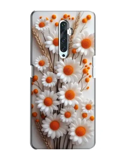 Чехол для OPPO Reno 2Z с картинкой «Белые сухоцветы»