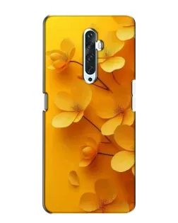 Чехол для OPPO Reno 2Z с картинкой «Золотые лепестки»