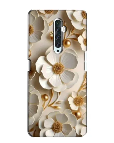 Чехол для OPPO Reno 2Z с картинкой «Белие бумажние  цвети»