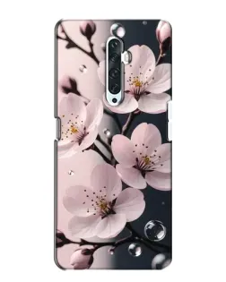 Чехол для OPPO Reno 2Z с картинкой «Нежная сакура и капли»
