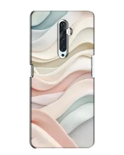 Чехол для OPPO Reno 2Z с картинкой «Пастельные нежные волны»