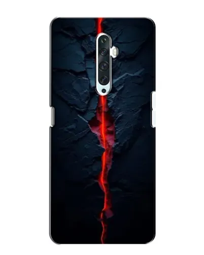 Чехол для OPPO Reno 2Z с картинкой «Kрасная лавовая трещина» Чехол для OPPO Reno 2Z с картинкой «Kрасная лавовая трещина»