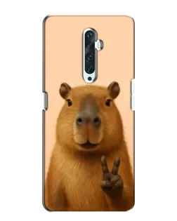 Чехол для OPPO Reno 2Z с картинкой «Капибара виктория»