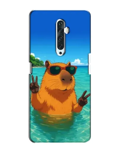Чехол для OPPO Reno 2Z с картинкой «Морская капибара»
