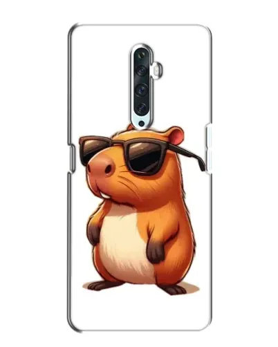 Чехол для OPPO Reno 2Z с картинкой «Капибара в очках»