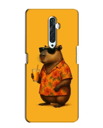 Чехол для OPPO Reno 2Z с картинкой «Капибара на отдыхе»