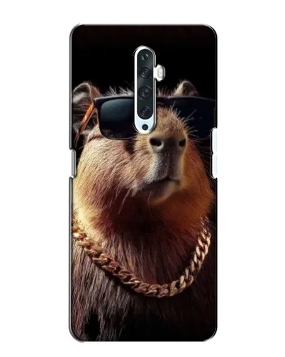 Чехол для OPPO Reno 2Z с картинкой «Капибара золотая цепь»