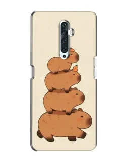 Чехол для OPPO Reno 2Z с картинкой «Башня из капибар»